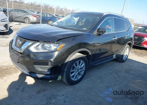 2019 Nissan Rogue Sv из США, поврежденный, VIN KNMAT2MV1KP536060